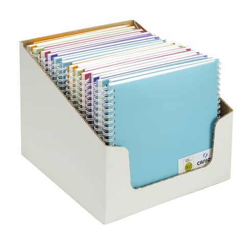 Quaderno a spirale Canson 18,5x18,5 cm - 50 ff - assortiti C200003027